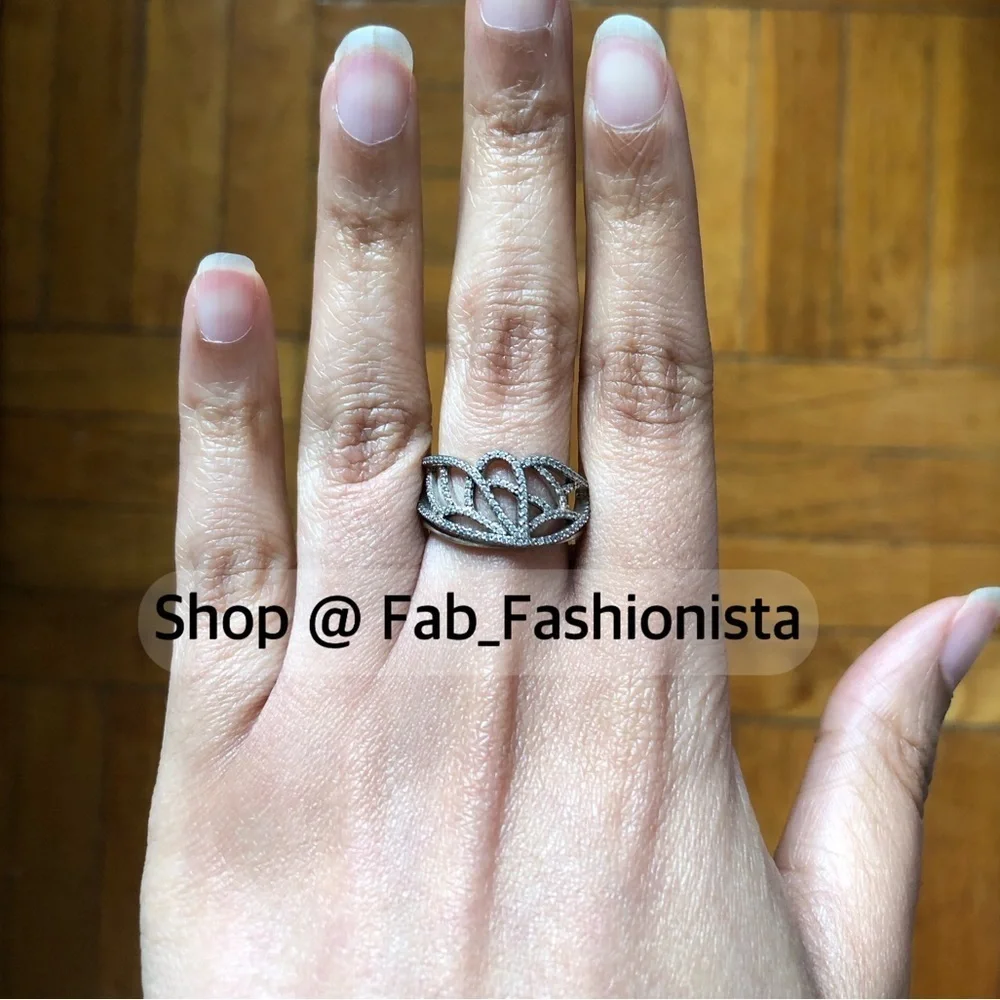Pandora Filigree crystal ring